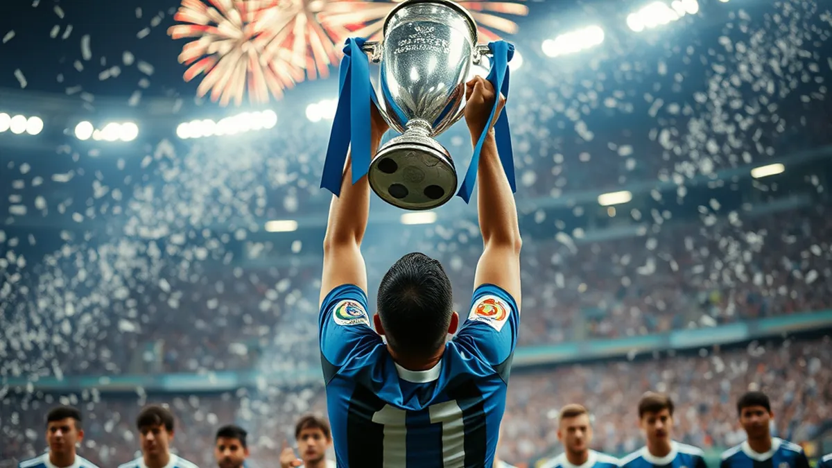 Gremio inaugura exposição com réplica da taça da Copa do Mundo